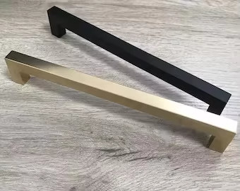 Processo di timbraggio Round Golden Light Luxury Cabinet Porta Manico di ottone Materiale di alluminio