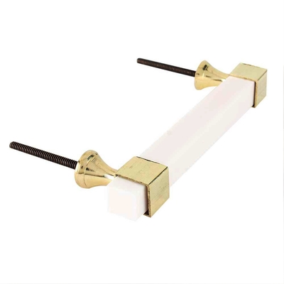 Moderno Europa Stile semplice Luxury Legno Resina Metallo Porta Armadio Manopola 128mm