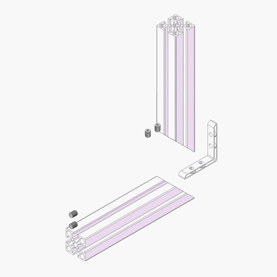 Infisso interno di 90 gradi per prodotti di hardware di precisione