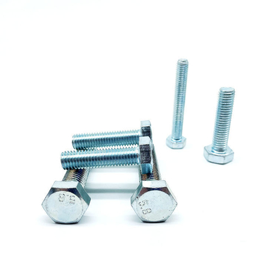 Grado metrico 8.8 DIN931 DIN933 Cerniera esessuale galvanizzata in acciaio inossidabile