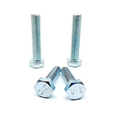 Grado metrico 8.8 DIN931 DIN933 Cerniera esessuale galvanizzata in acciaio inossidabile