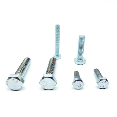 Grado metrico 8.8 DIN931 DIN933 Cerniera esessuale galvanizzata in acciaio inossidabile