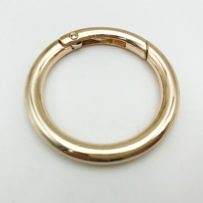 Metallo Zinc Leggio di molla Buckle Open Ring Portachiavi per DIY Gioielli Accessorio appeso