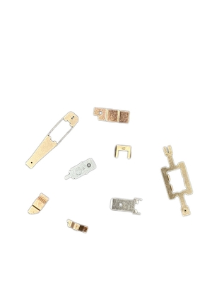 Lavorazione di precisione per il rivestimento in polvere di interruttori in acciaio inossidabile e per il contatto con le prese metalliche