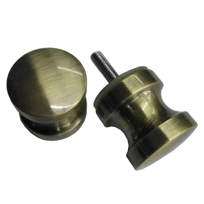Manico in vetro per doccia da bagno in ottone a doppio lato con rivestimento in polvere per apparecchiature di precisione