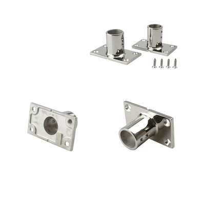 Parti hardware OEM CNC Base guida in acciaio inossidabile con accessori di base rettangolare