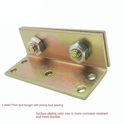 Specificità 83 * 24 * 2,8 mm Set di otto accessori hardware a cerniera di ferro per letto