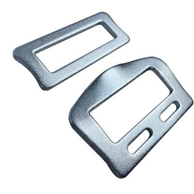 Cinturatura di acciaio ricoperto di zinco nero, con guinzaglio di scorrere rettangolare per accessori di cintura di sicurezza