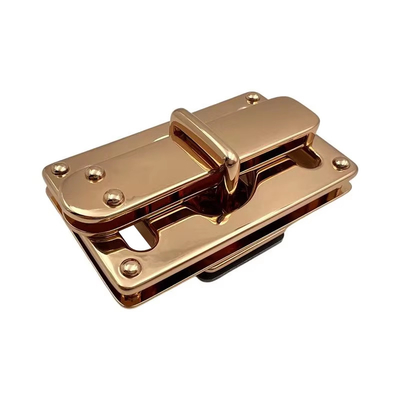 XS-231---004, J6611 Hardware per il blocco della borsa a mano con blocco metallico a spinta e giro