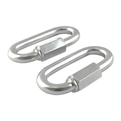 4mm 5mm 6mm Galvanizzato Ovale Quick Link per Rigging Hardware Accettabile OEM