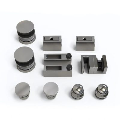 OEM CNC parti di hardware armadi in acciaio inossidabile senza telaio porta scorrevole in vetro doccia
