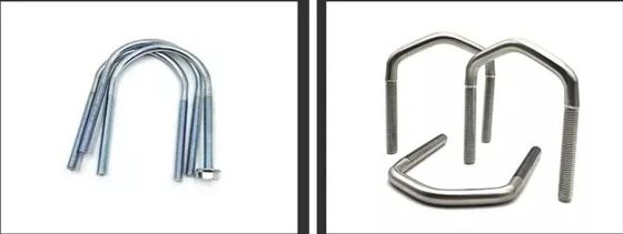 Parti di hardware CNC OEM Hardware a bullone in U lavorato con stampaggio e rivestimento in polvere