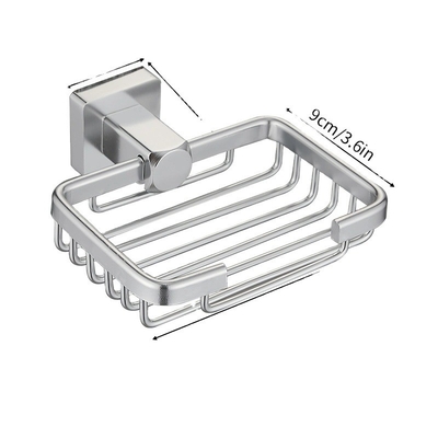 Accessori per bagno in acciaio inossidabile con installazione perforata e sette pezzi
