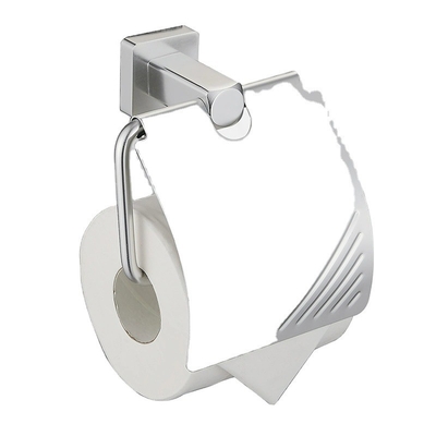 Accessori per bagno in acciaio inossidabile con installazione perforata e sette pezzi
