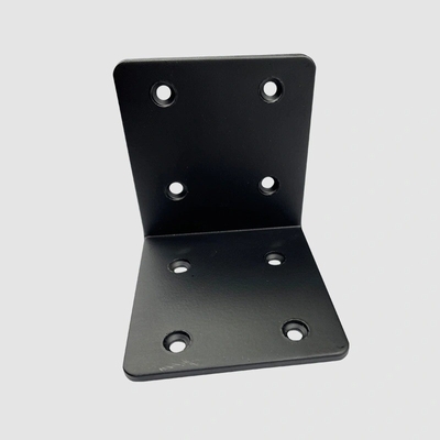 Componenti hardware CNC in acciaio inossidabile con rivestimento in polvere nera per assemblaggio su misura