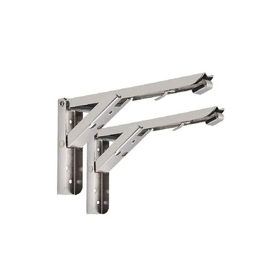 Cornice triangolare di supporto rivestita in polvere per il montaggio a parete