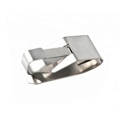 Copertura in polvere Clips di denaro in acciaio inossidabile per portafoglio Clips metallici in bianco personalizzati