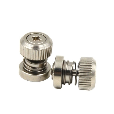 Processo di timbrazione per macchine automobilistiche Finger-screw in acciaio inox con pannello esterno