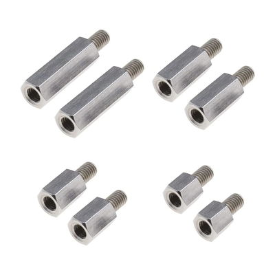OEM CNC Hardware Parts Male To Female Thread Hex Fasteners con prestazioni eccellenti