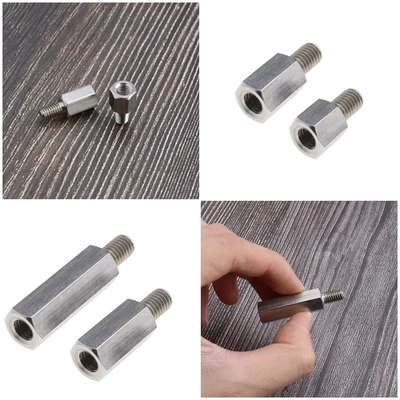 OEM CNC Hardware Parts Male To Female Thread Hex Fasteners con prestazioni eccellenti