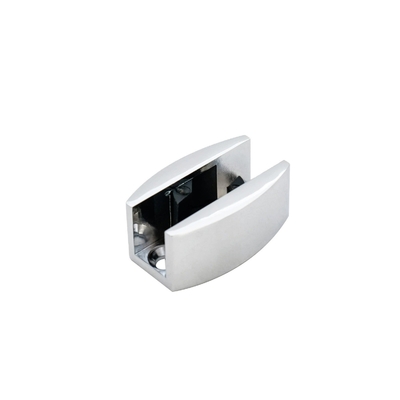 Hardware di rullo per porta doccia a scatola di vetro senza cornice personalizzato per il processo CNC OEM
