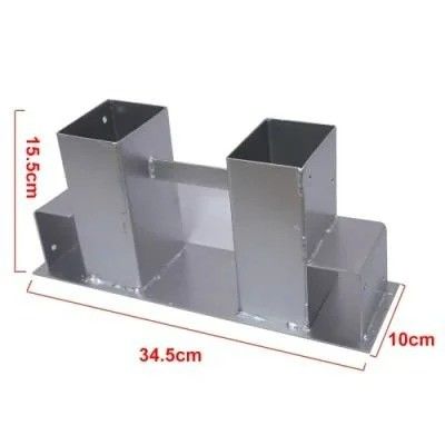 Prodotti di hardware di precisione Fence galvanizzata di acciaio Ancoraggio per viti con rivestimento