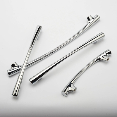 OEM CNC Hardware Parts Polished Chrome Arch Cabinet Pull con acciaio inossidabile stampato