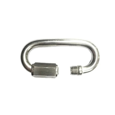 Processo di timbraggio Relè in acciaio inossidabile Catena di gancio di arrampicata, buccia, clip, rigging hardware