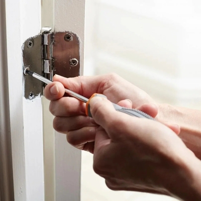 Rivestimento in polvere Cerniera semi-nascosto auto-chiusura per porta armadio Hardware in acciaio inossidabile