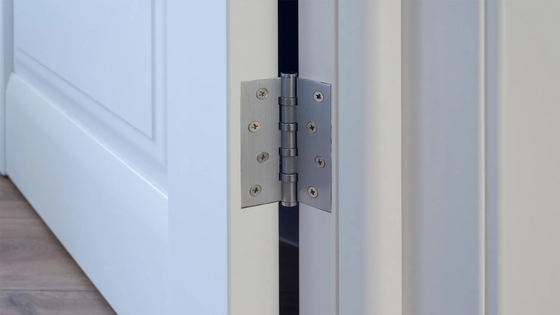 Rivestimento in polvere Cerniera semi-nascosto auto-chiusura per porta armadio Hardware in acciaio inossidabile