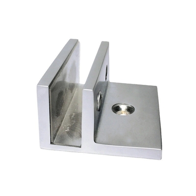 Parti di hardware OEM CNC Clampo a vetro a forma di F con e materiale in acciaio inossidabile