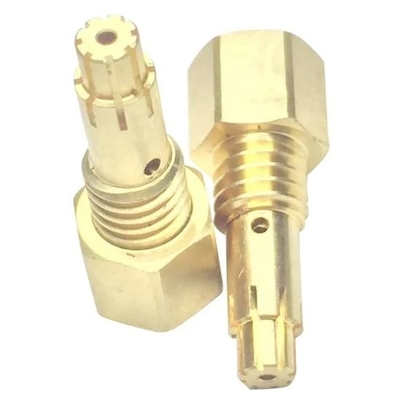 Componenti hardware OEM CNC connettori in ottone lavorati su misura con processo di stampaggio