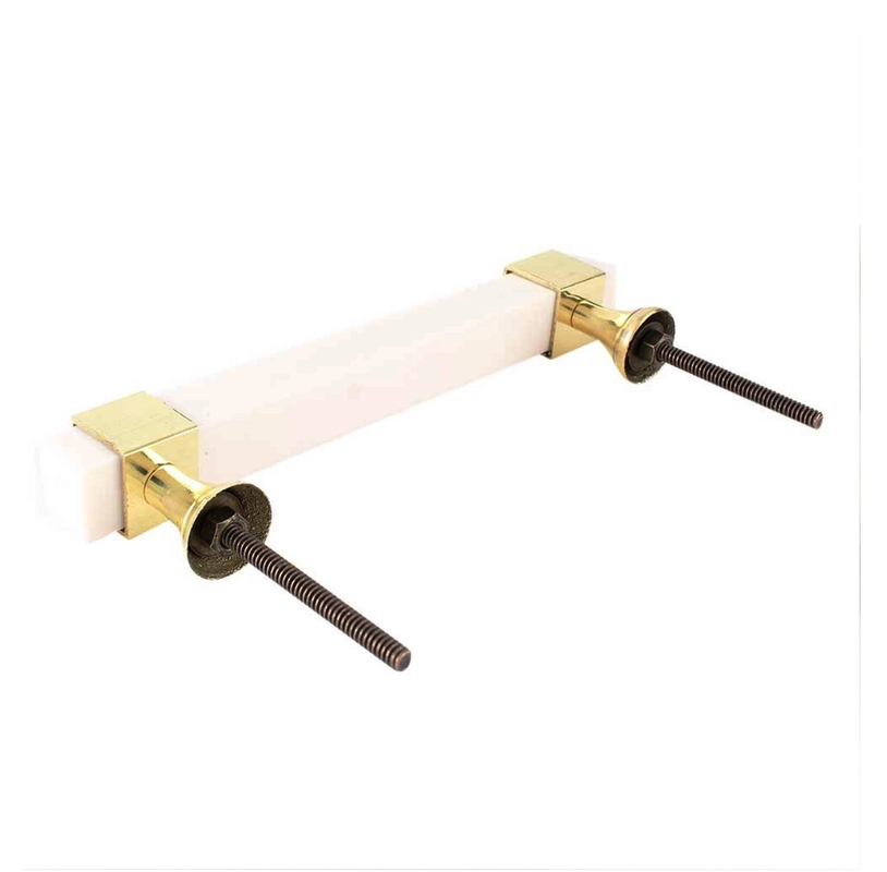 Moderno Europa Stile semplice Luxury Legno Resina Metallo Porta Armadio Manopola 128mm