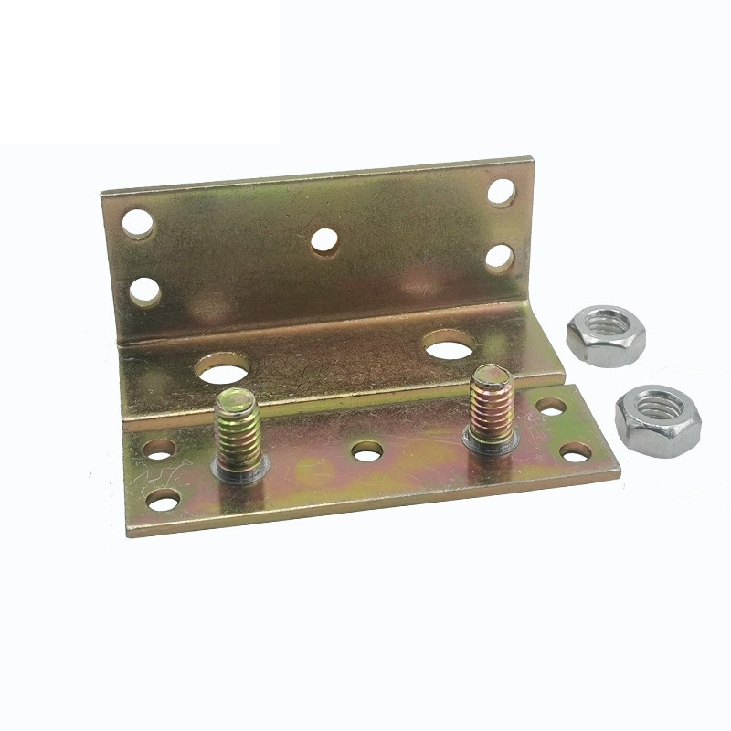 Specificità 83 * 24 * 2,8 mm Set di otto accessori hardware a cerniera di ferro per letto