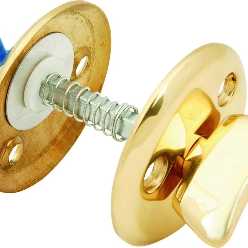 Parti di hardware CNC OEM in acciaio inossidabile per il processo di timbrazione di hardware di serratura di porte in ottone