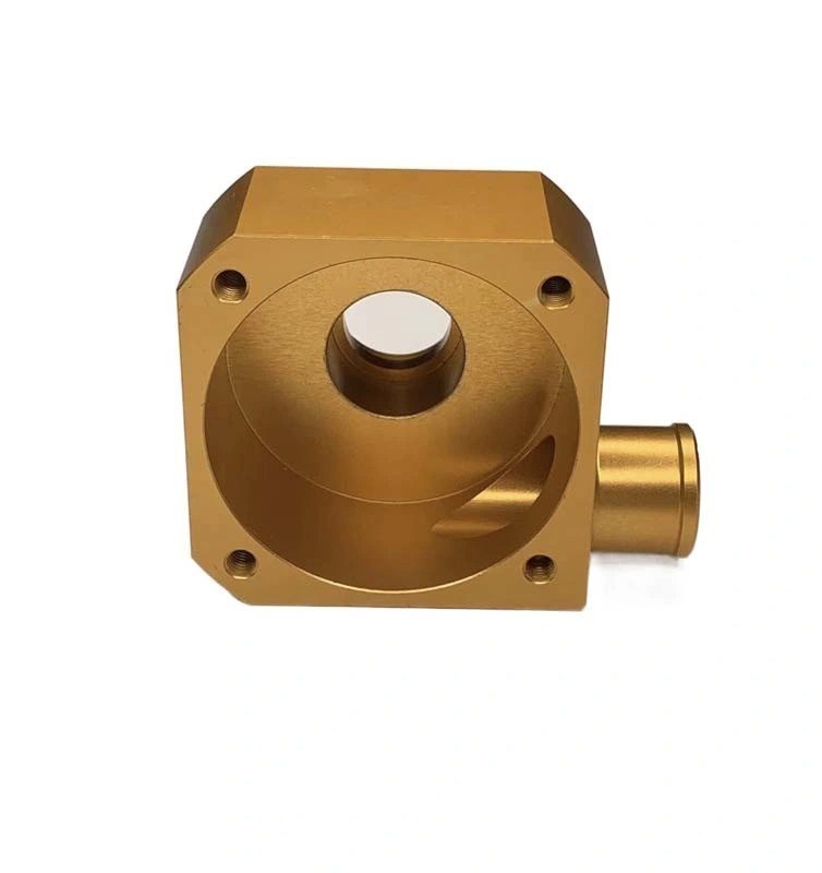 Componenti hardware CNC in ottone con rivestimento in polvere per la lavorazione di parti nell'industria aeronautica